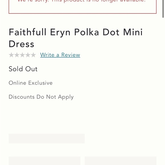 NWT Faithfull The Brand Anthropologie Eryn Mini Dress Bessie Dot Print White 12 - Picture 4 of 14